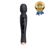 Luvkis 8.7-Inch Rechargeable Magic Wand Massager Vibrator with Ergonomic Handle