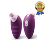 Luvkis Dual-Action Air Pulse Vibrator with 7 Modes - Waterproof for Clitoral & Nipple Stimulation