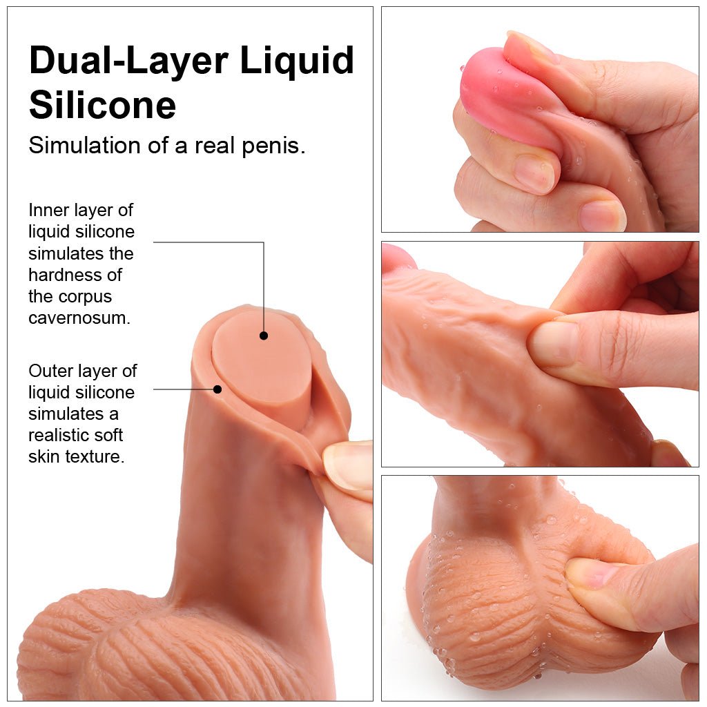 8 Inch Silicone Dildo Suction Cup Sex Toys For Women - Luvkis