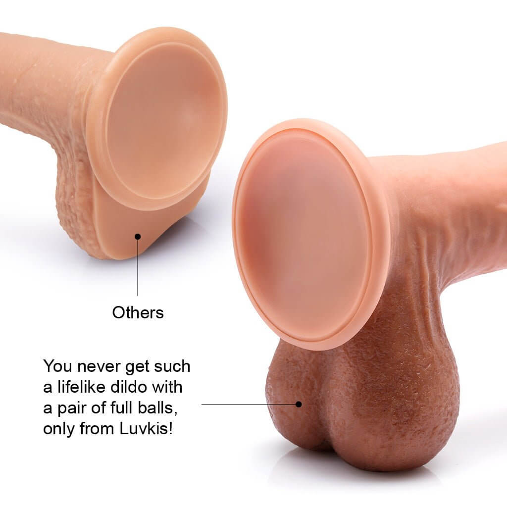 Luvkis 9.8" Realistic Sliding-Skin Dildo - Luvkis
