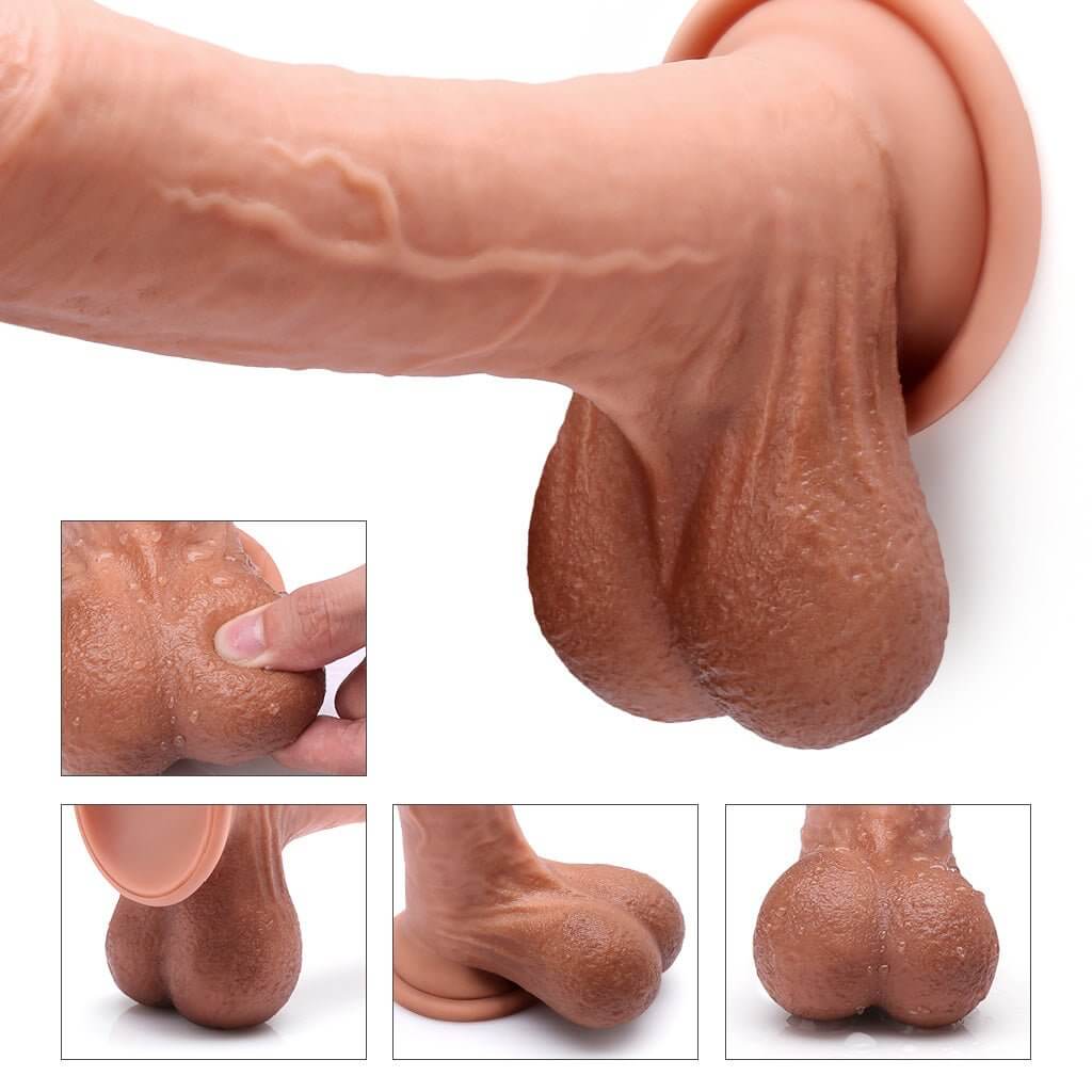 Luvkis 9.8" Realistic Sliding-Skin Dildo - Luvkis