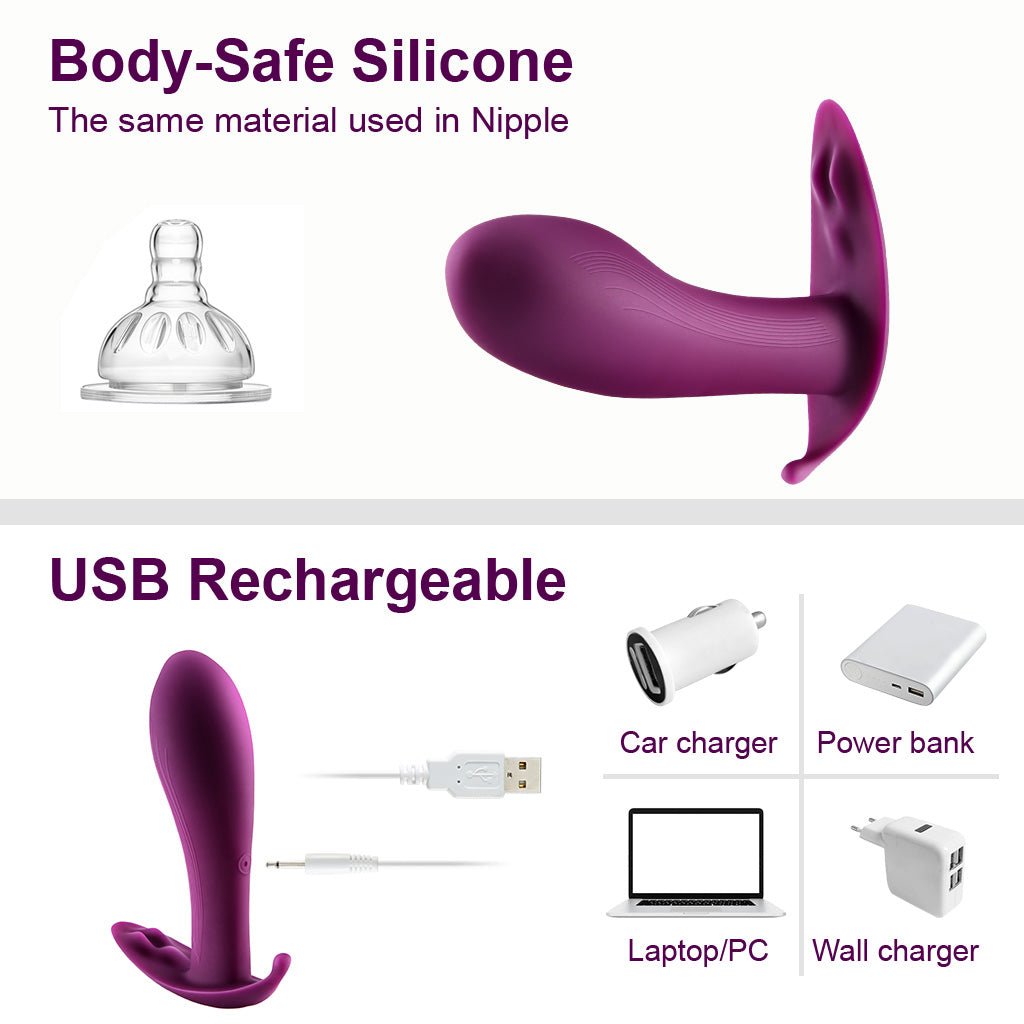 Wireless Wearable Vibrator Butterfly Vibrating Egg - Luvkis