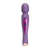 Luvkis Handheld Magic Wand Massager Silicone G-Spot Clitoral Vibrator, Purple