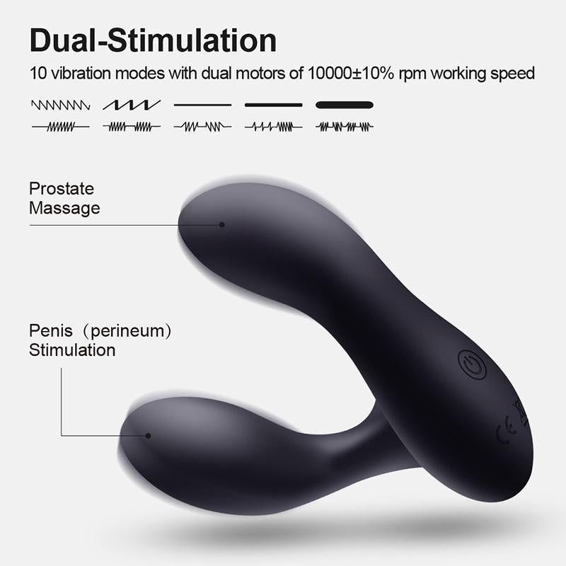 Luvkis Remote Control Wireless Prostate Massager Pro 3, Black Luvkis Official Store Luvkis Remote Control Wireless Prostate Massager Pro 3, Black Luvkis Official Store