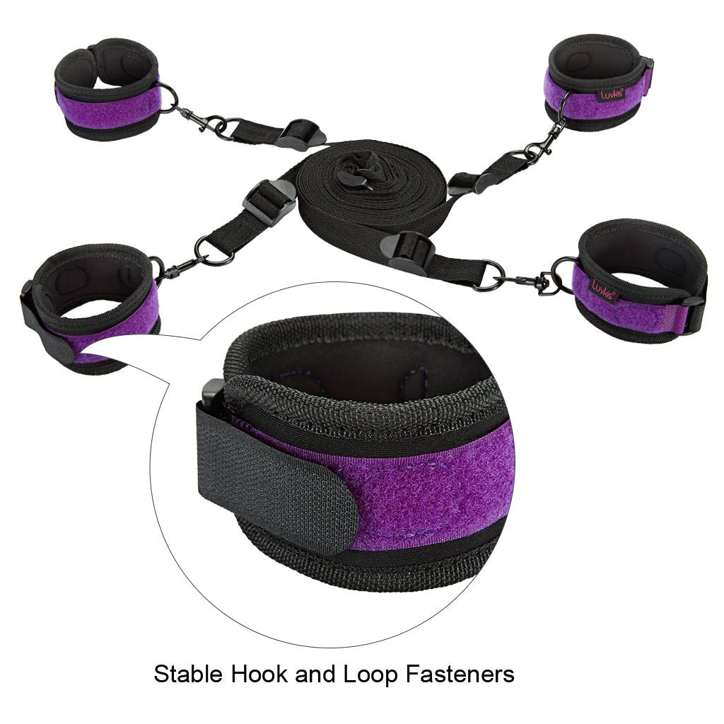 Sex Bondage Restraint Kit BDSM Adult Sex Toys for Couple SM Sex Game - Luvkis