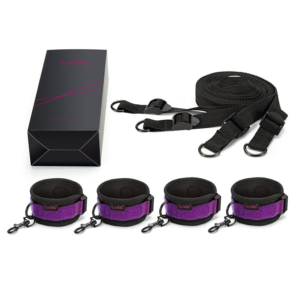 Sex Bondage Restraint Kit BDSM Adult Sex Toys for Couple SM Sex Game - Luvkis