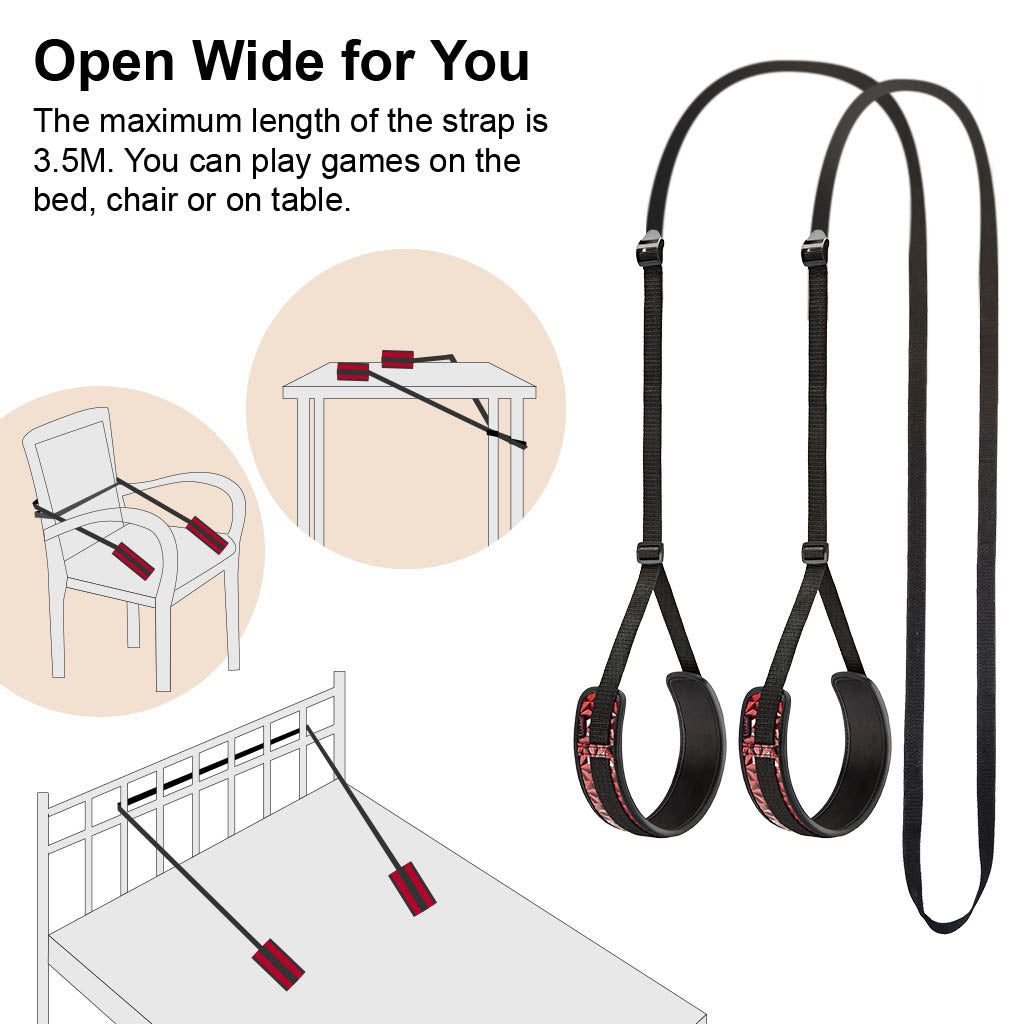 SM Sexual Bondage Split Straps，Diamond pattern - Luvkis
