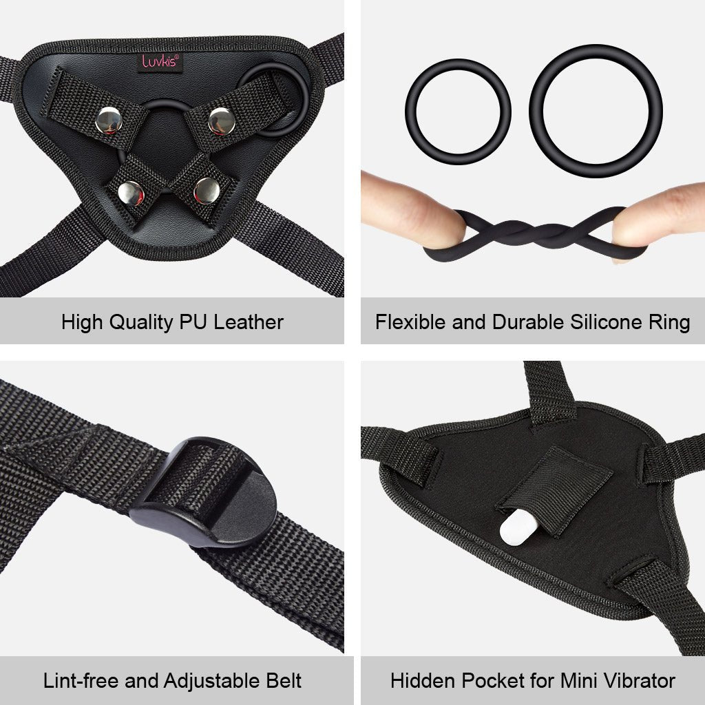 Strap On Harness adjustable for Dildo Penis Wearable for Sex Men Women Couple - Luvkis