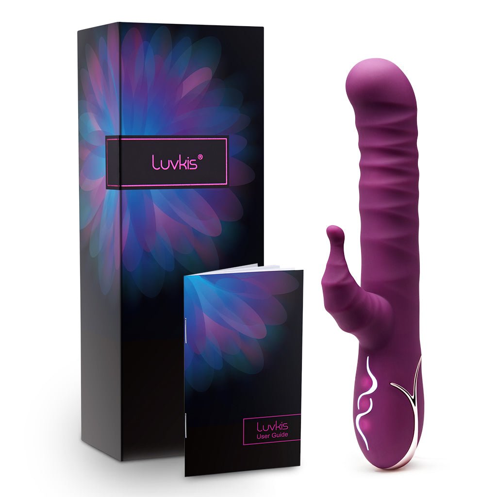 Thrusting Vibrator, Thrusting Rotation Dildo G-Spot Vibrator - Luvkis