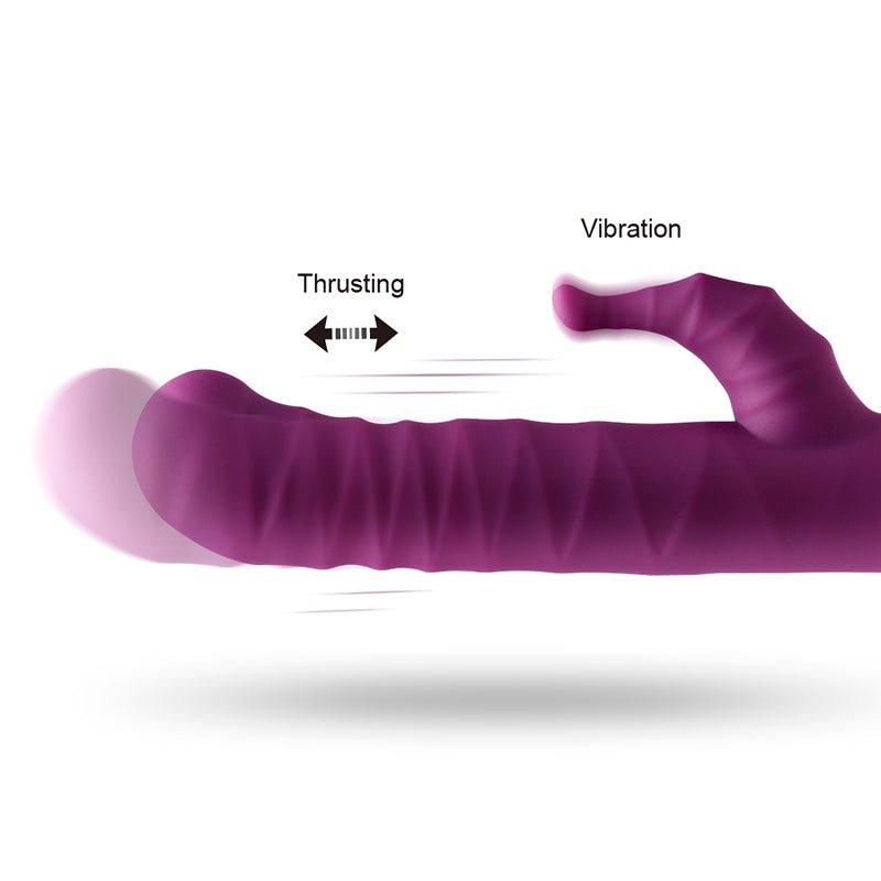 Thrusting Vibrator, Thrusting Rotation Dildo G-Spot Vibrator - Luvkis