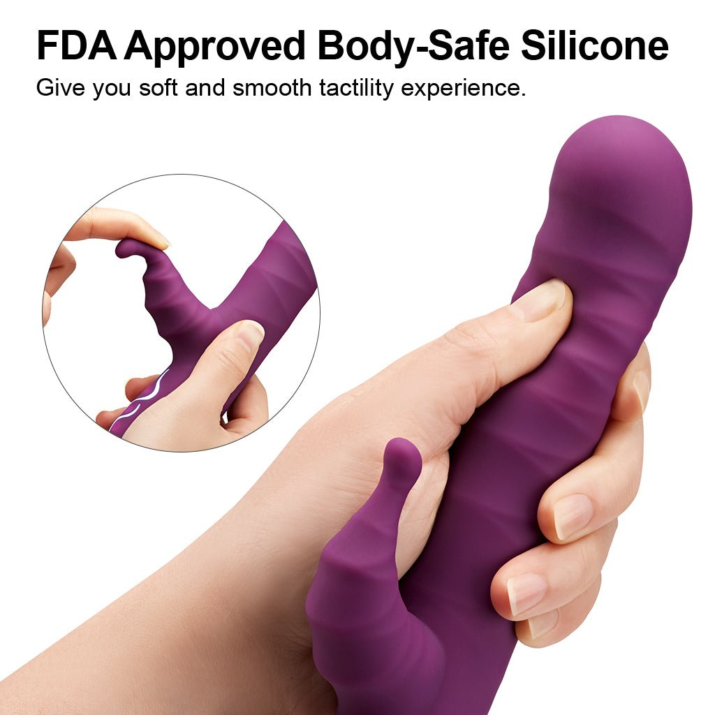 Thrusting Vibrator, Thrusting Rotation Dildo G-Spot Vibrator - Luvkis